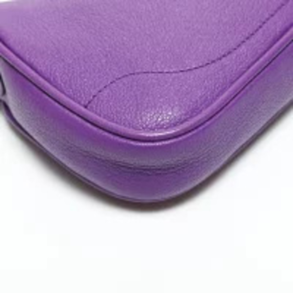 Gucci Hobo Aphrodite Leather Shoulder Bag Purple - Picture 6 of 13